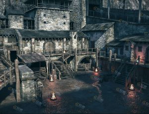 Blender工程源文件—权力游戏鹰巢城