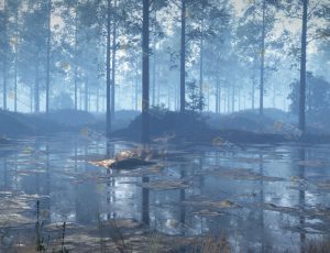 Blender模型—树林沼泽自然场景