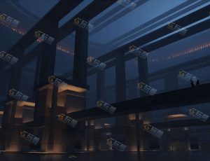 Blender工程源文件—科幻创意结构场景V2