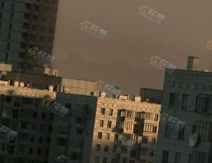 C4D工程源文件—废弃贫民窟大楼场景