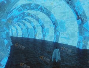 Blender工程源文件—古老科幻隧道