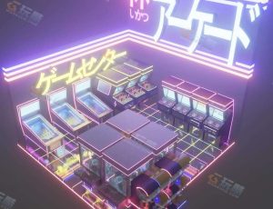 low poly低多边形卡通场景121-Blender工程源文件