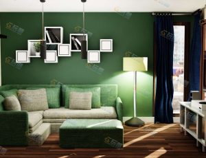 Blender工程源文件—现代化单身公寓客厅