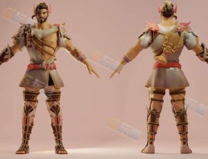 Blender模型—守望先锋武士
