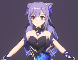 Blender模型—原神克清