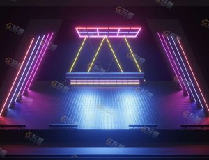 Blender工程源文件—唱歌舞台