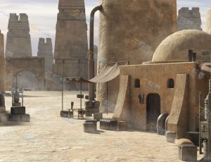 古老科幻建筑Blender资产库