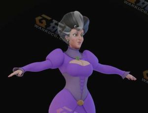 Blender模型—灰姑娘特里曼夫人