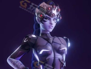 Blender模型—守望先锋2黑百合