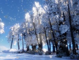 Blender工程源文件—冬季环境郊区