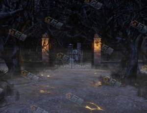 Blender工程源文件—枯树墓园区