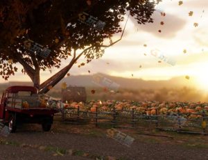 Blender工程源文件—南瓜园