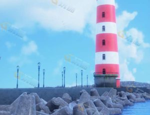 Blender工程源文件—海边灯塔