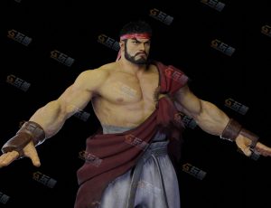 Blender模型—街霸6隆