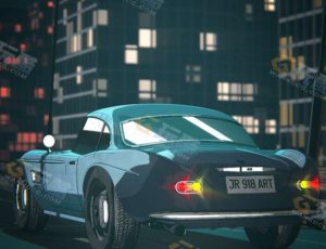 Blender工程源文件—三渲二汽车场景