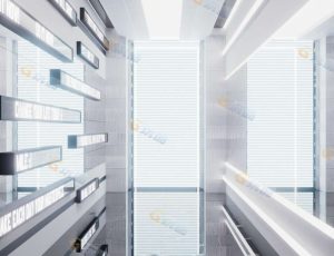 Blender工程源文件—时尚镜面空间