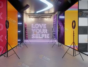 Blender工程源文件—网红直播公司走廊