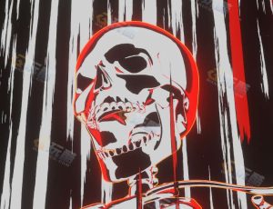 卡通纵向冲击线特效动画—Blender工程源文件