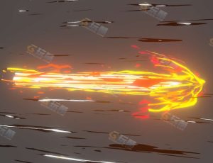 卡通火焰冲击特效动画—Blender工程源文件