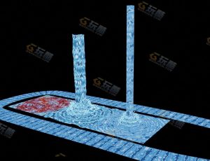 卡通流体水流特效动画—Blender工程源文件