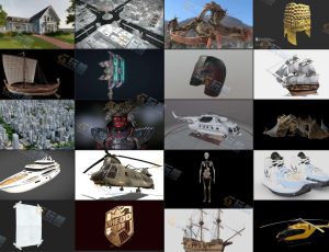 20多套Blender模型工程