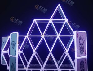 灯光扑克牌场景—Blender工程源文件