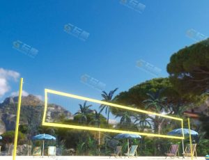 海滩排球场—Blender工程源文件