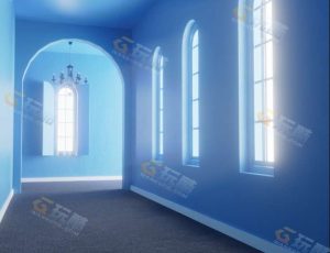 蓝色走廊—Blender工程源文件