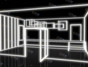 灯带室内—Blender工程源文件