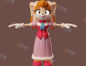 香草兔—Blender模型