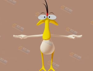 小鸡—Blender模型