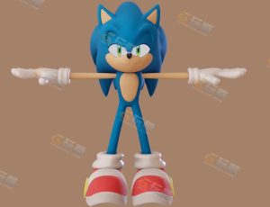 刺猬索尼克—Blender模型