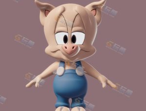 汉顿猪—Blender模型