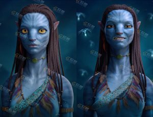 女阿凡达—Blender模型