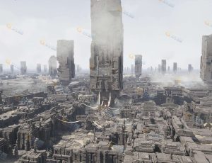 UE5素材—古老科幻神秘建筑大景