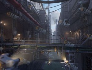 UE5素材—海上科技大油田