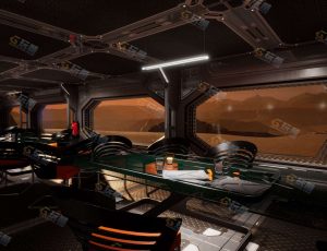 UE5素材—科幻火星基地