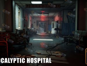 UE5素材—世界末日废墟医院