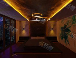 夜晚休息睡觉卧室