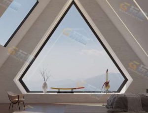 三角形风格现代装修卧室