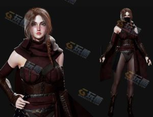 UE5素材—美女刺客