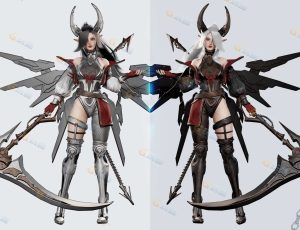 UE5素材—宇宙魅魔少女