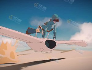 风之谷三渲二沙漠动漫场景