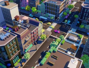 卡通城市场景工程源文件