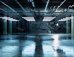 酷炫地下车室场景工程源文件