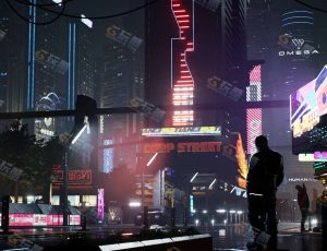 UE5素材—超级赛博朋克(模块化环境角色车辆武器)