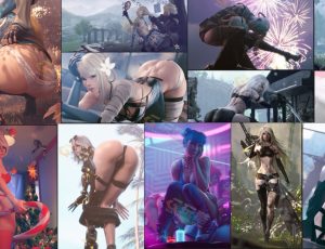 独家首发！游戏CG级人物场景Blender工程源文件包