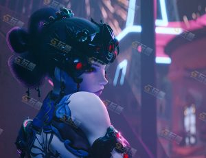 游戏CG级人物场景Blender工程源文件3