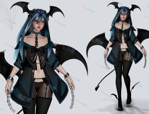 UE5素材—魅魔露西亚