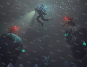 奇幻水晶深水场景